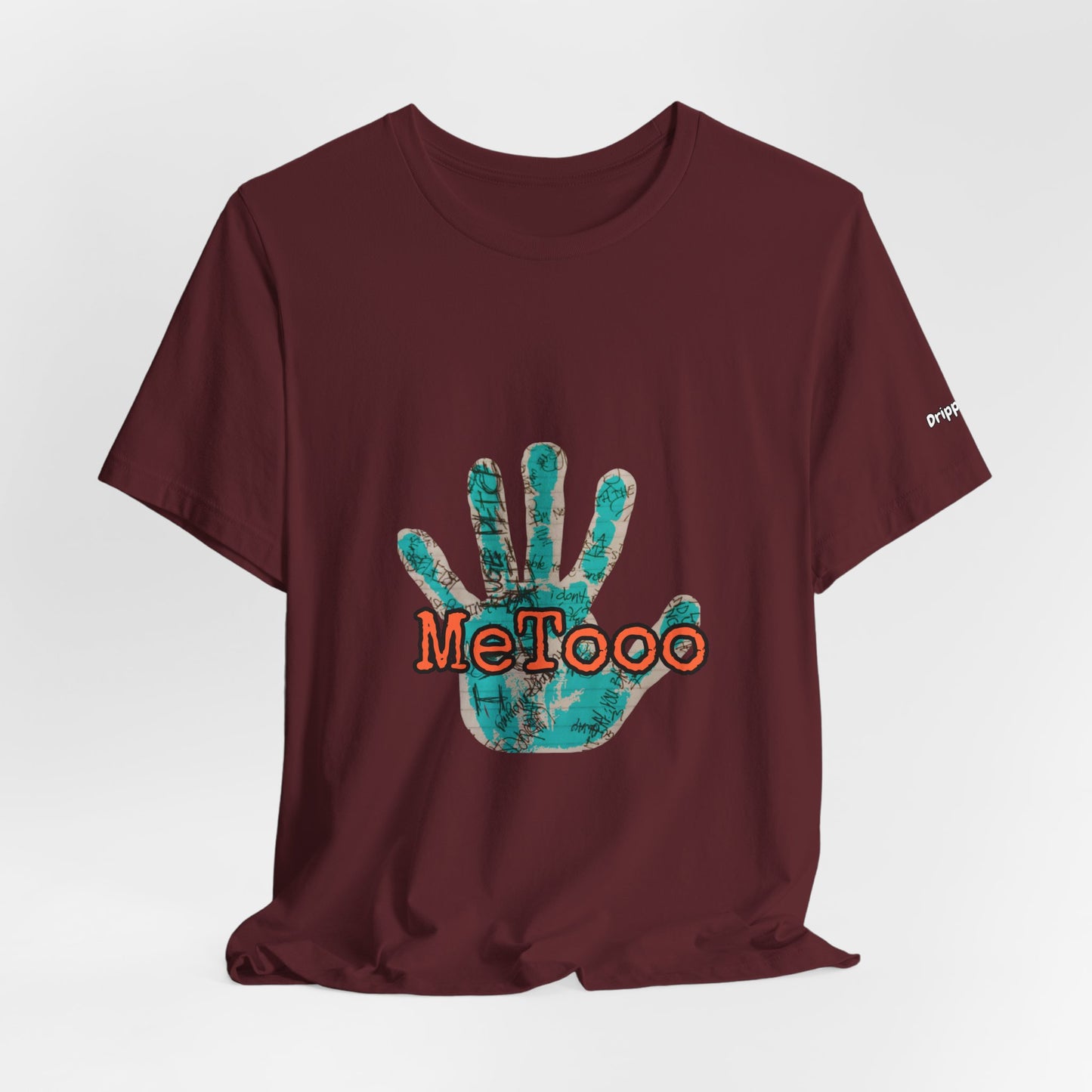 MeToo Handprint Tee — Awareness Statement T‑Shirt