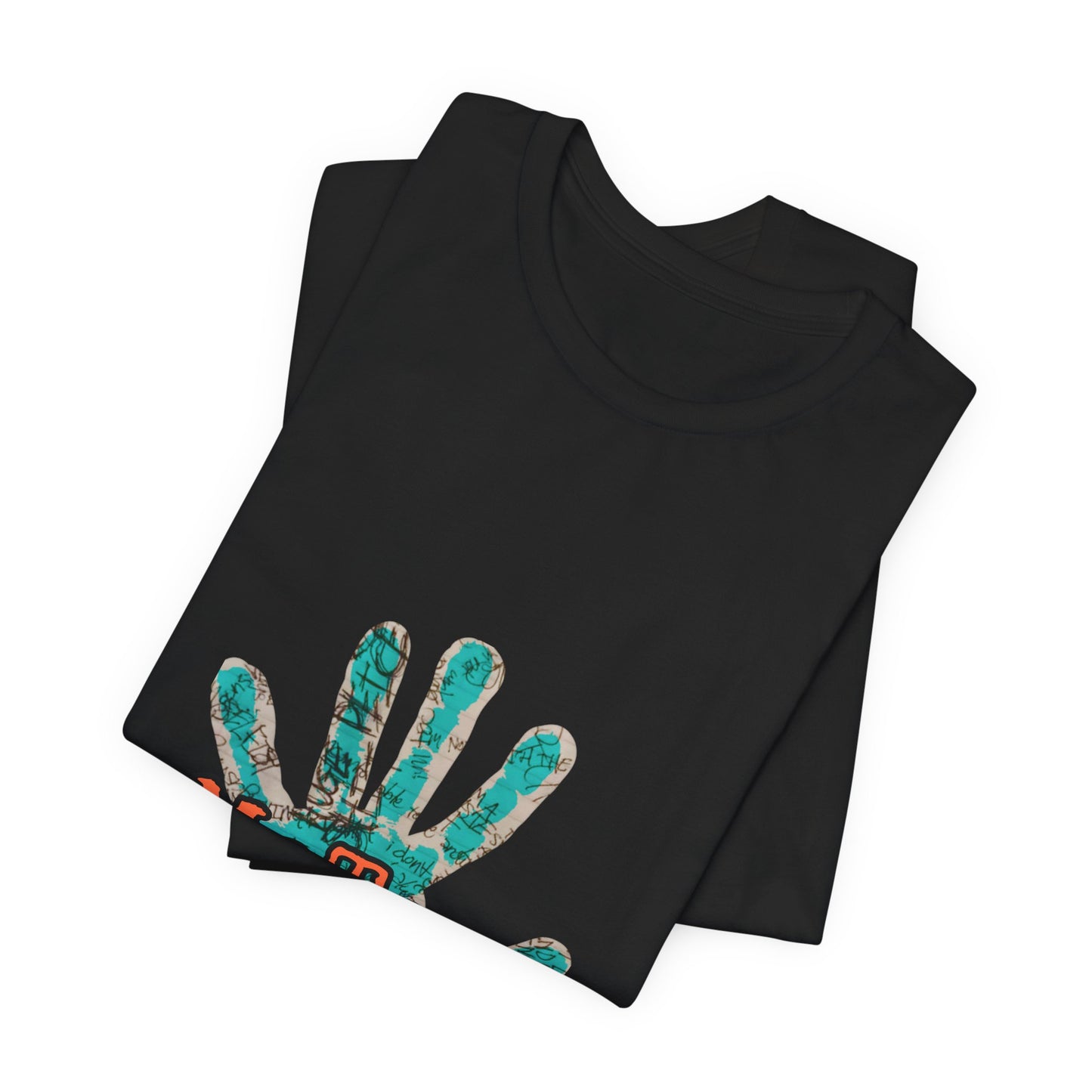 MeToo Handprint Tee — Awareness Statement T‑Shirt