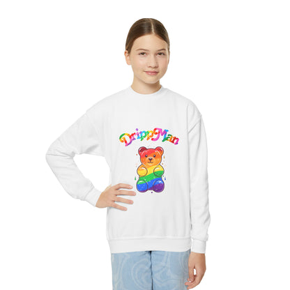 Youth Sweatshirt - Rainbow Gummy Bear Dripp