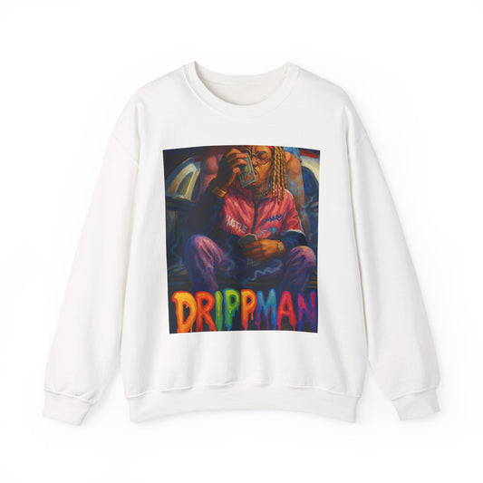 Colorful Drippman Unisex Sweatshirt - Perfect for Streetwear Lovers