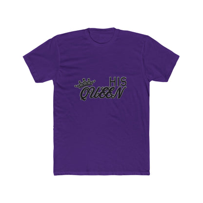 His Queen T-Shirt — Couples Matching Valentines Tee with Crown Graphic