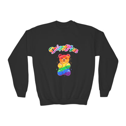 Youth Sweatshirt - Rainbow Gummy Bear Dripp