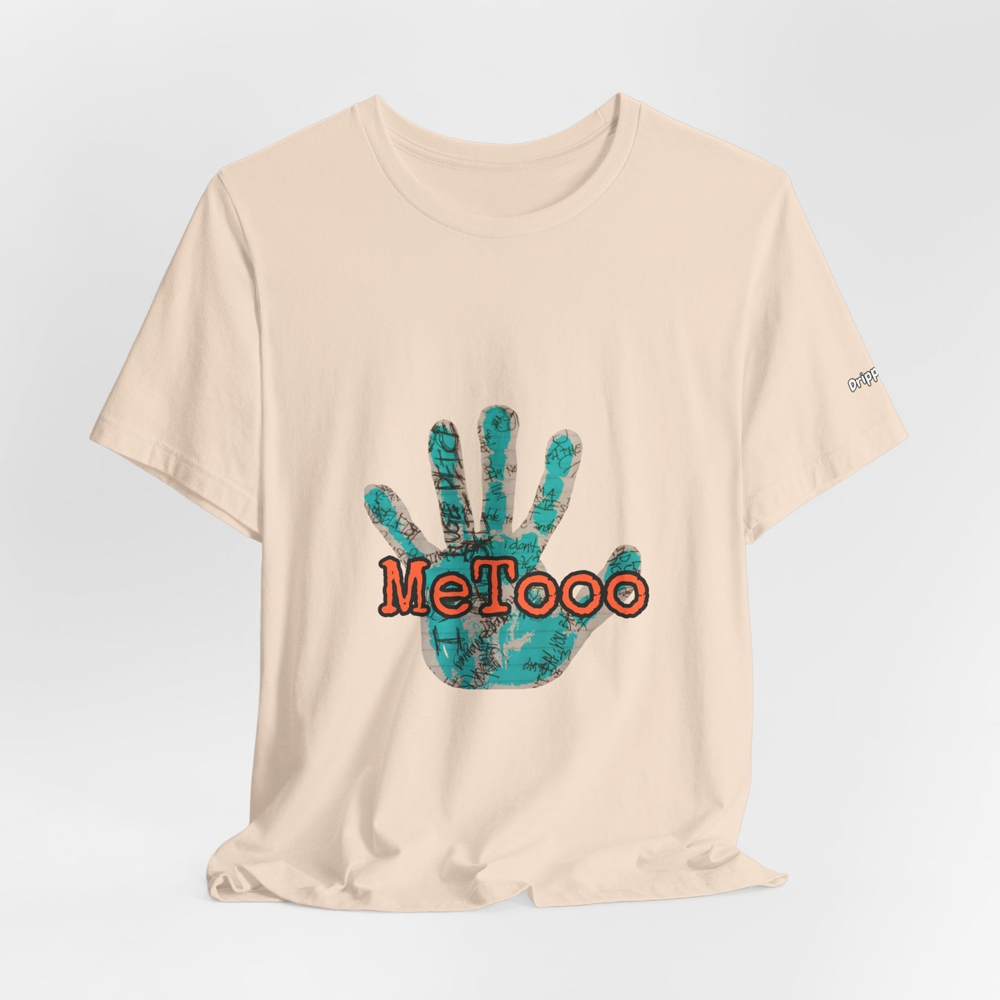 MeToo Handprint Tee — Awareness Statement T‑Shirt
