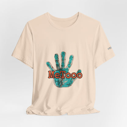 MeToo Handprint Tee — Awareness Statement T‑Shirt