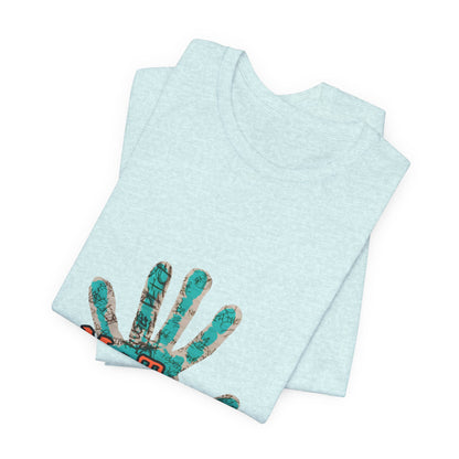MeToo Handprint Tee — Awareness Statement T‑Shirt