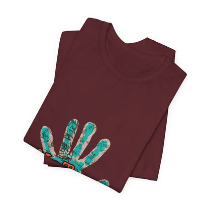 MeToo Handprint Tee — Awareness Statement T‑Shirt