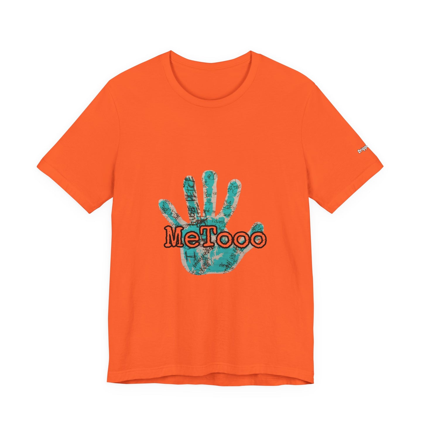 MeToo Handprint Tee — Awareness Statement T‑Shirt