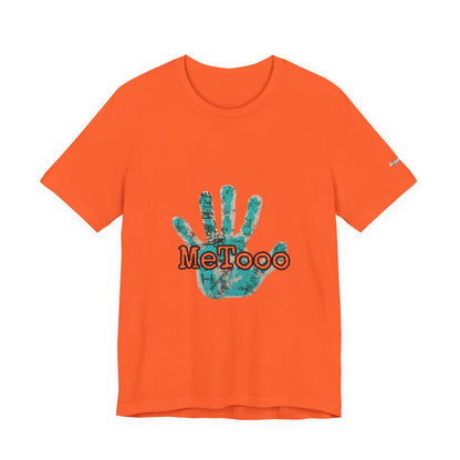 MeToo Handprint Tee — Awareness Statement T‑Shirt