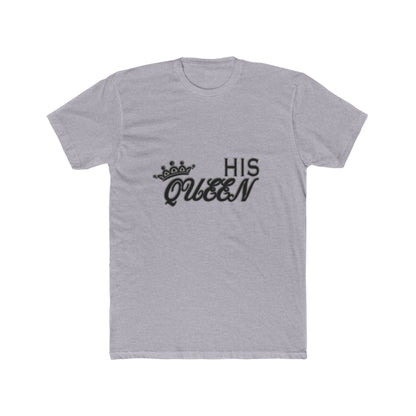 His Queen T-Shirt — Couples Matching Valentines Tee with Crown Graphic