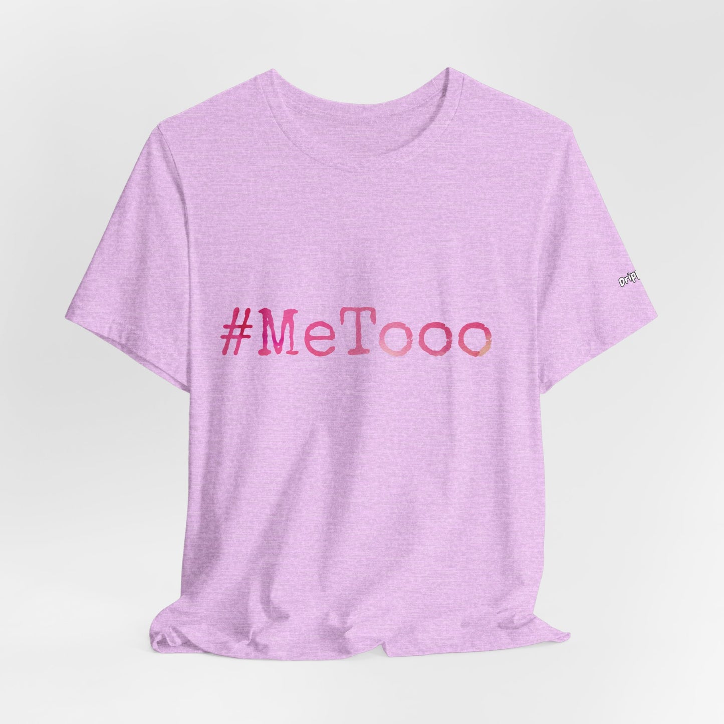 #MeTooo T-Shirt — Pink Hashtag Awareness Tee