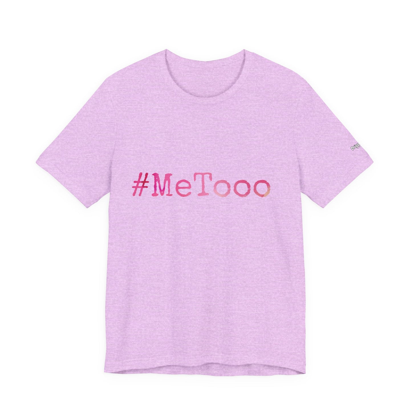 #MeTooo T-Shirt — Pink Hashtag Awareness Tee