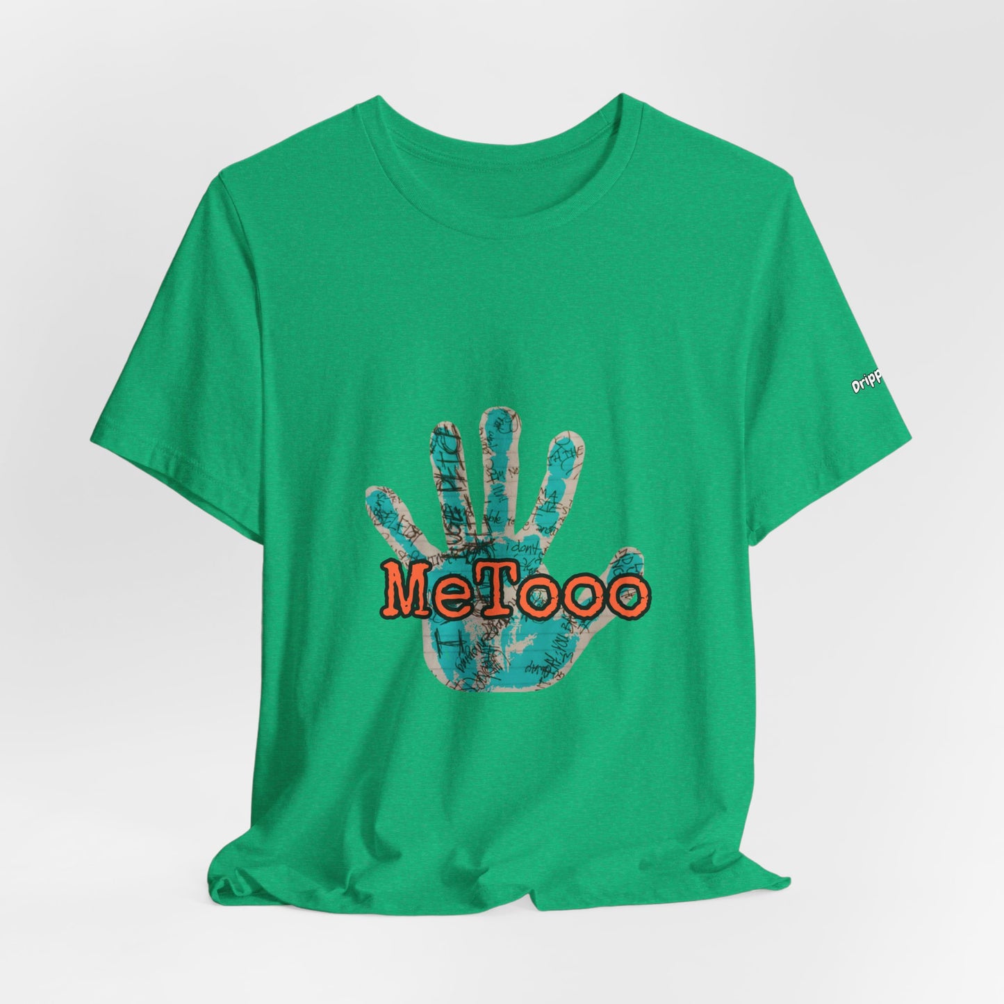 MeToo Handprint Tee — Awareness Statement T‑Shirt