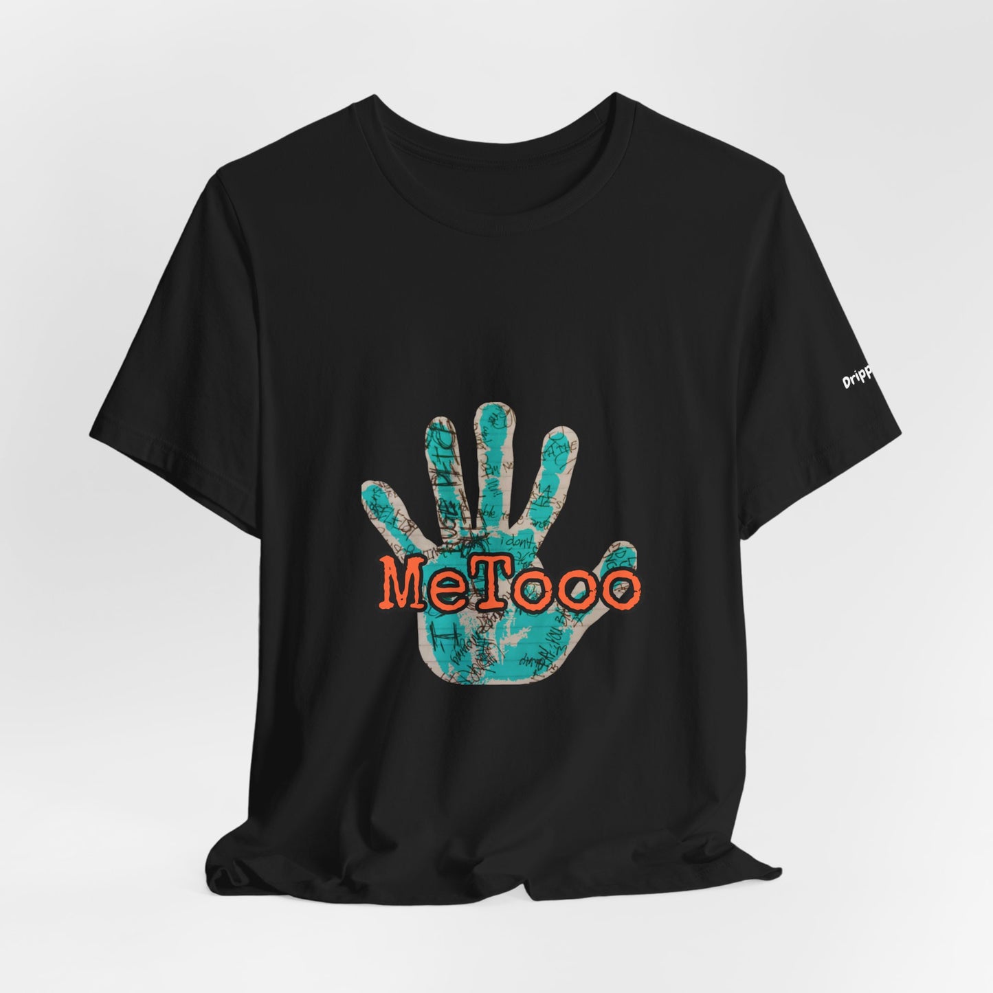 MeToo Handprint Tee — Awareness Statement T‑Shirt