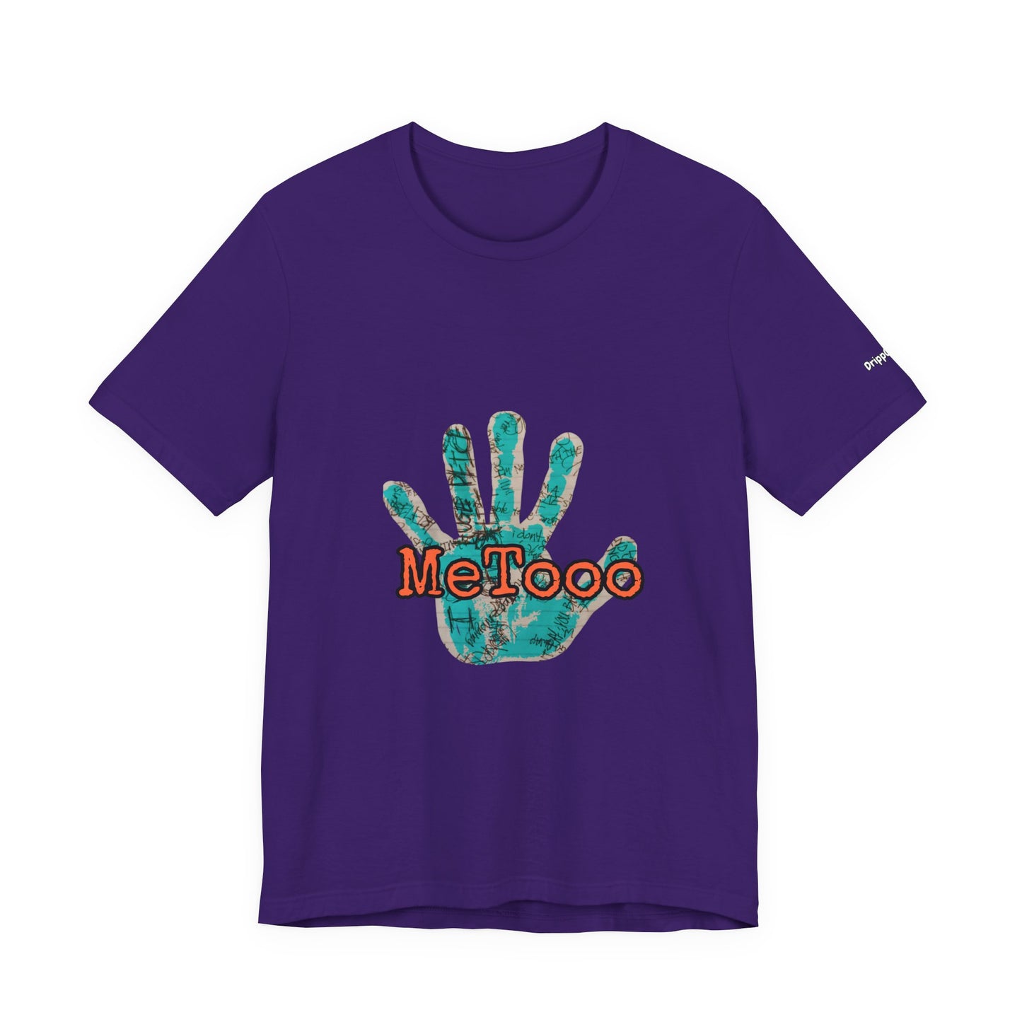 MeToo Handprint Tee — Awareness Statement T‑Shirt