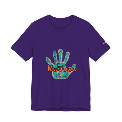 MeToo Handprint Tee — Awareness Statement T‑Shirt