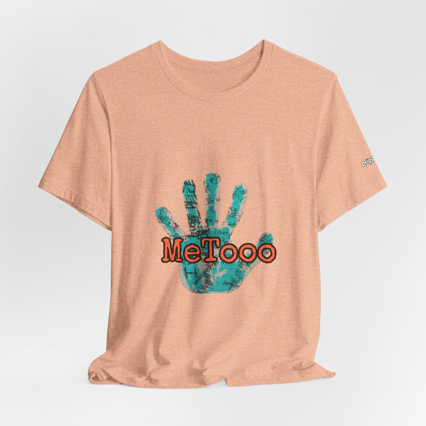 MeToo Handprint Tee — Awareness Statement T‑Shirt