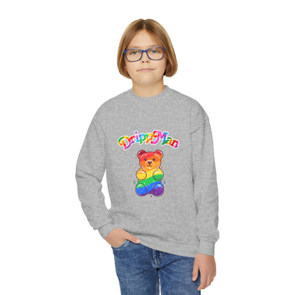 Youth Sweatshirt - Rainbow Gummy Bear Dripp