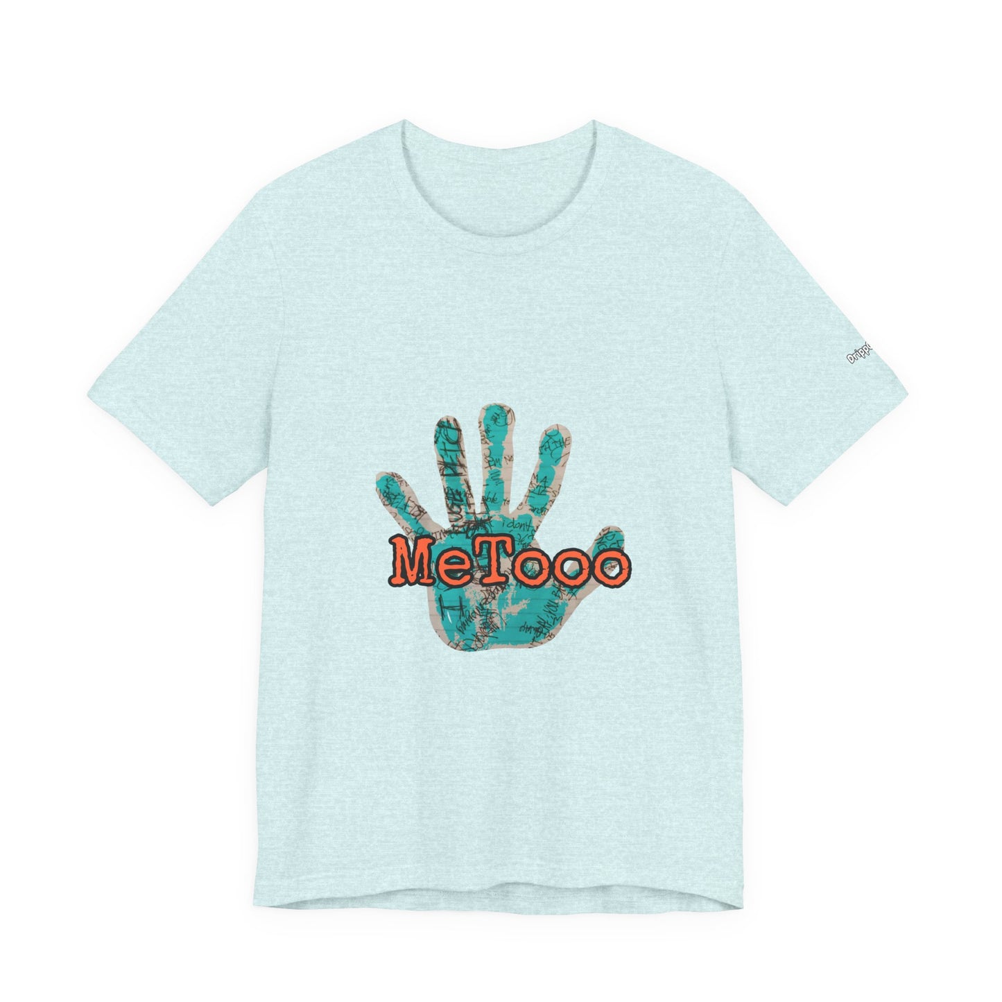 MeToo Handprint Tee — Awareness Statement T‑Shirt