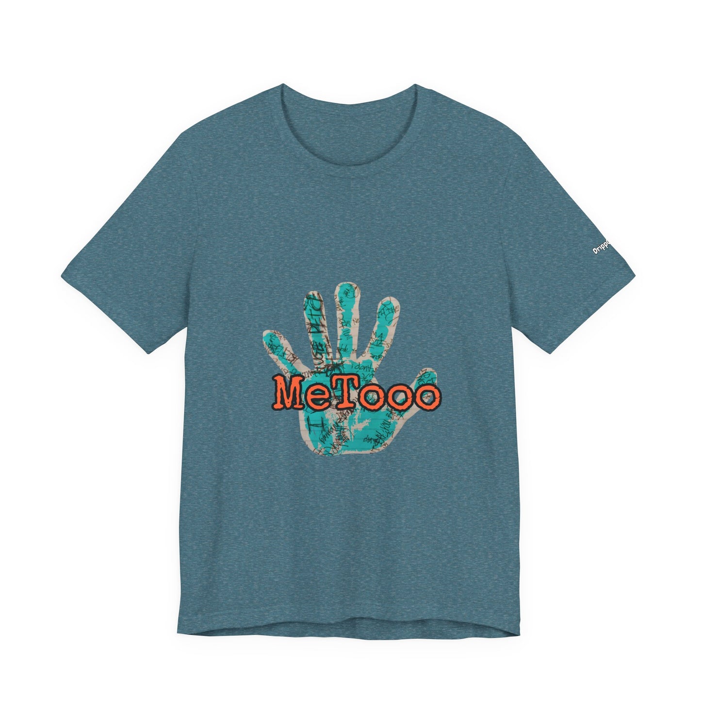 MeToo Handprint Tee — Awareness Statement T‑Shirt