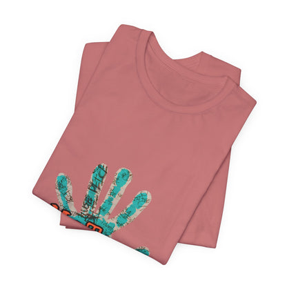 MeToo Handprint Tee — Awareness Statement T‑Shirt