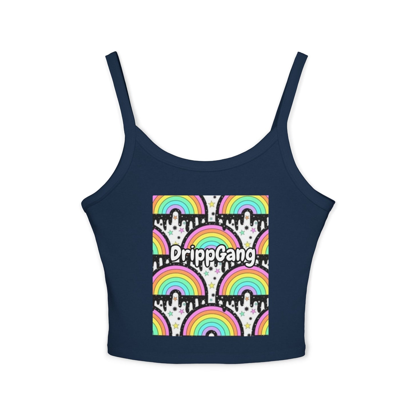 DrippGang Rainbow Dripp Crop Tank