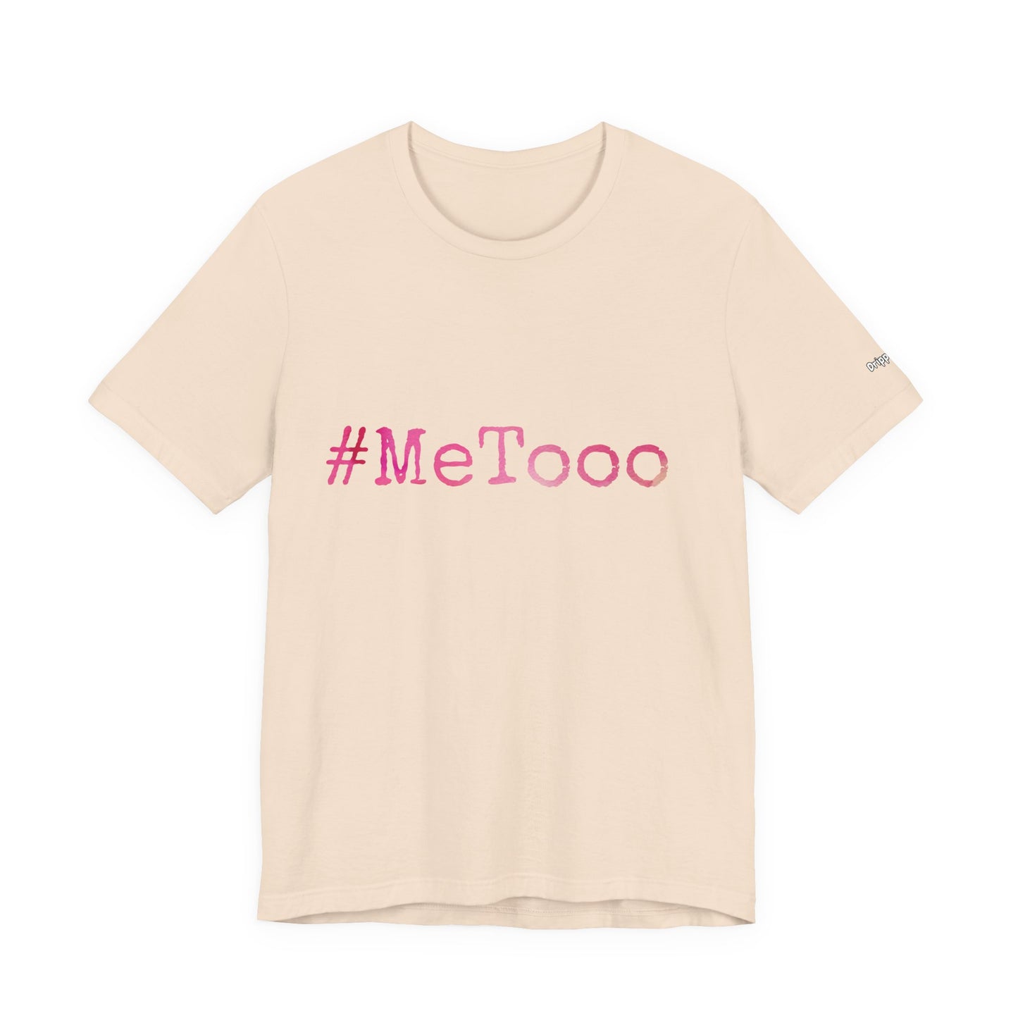 #MeTooo T-Shirt — Pink Hashtag Awareness Tee