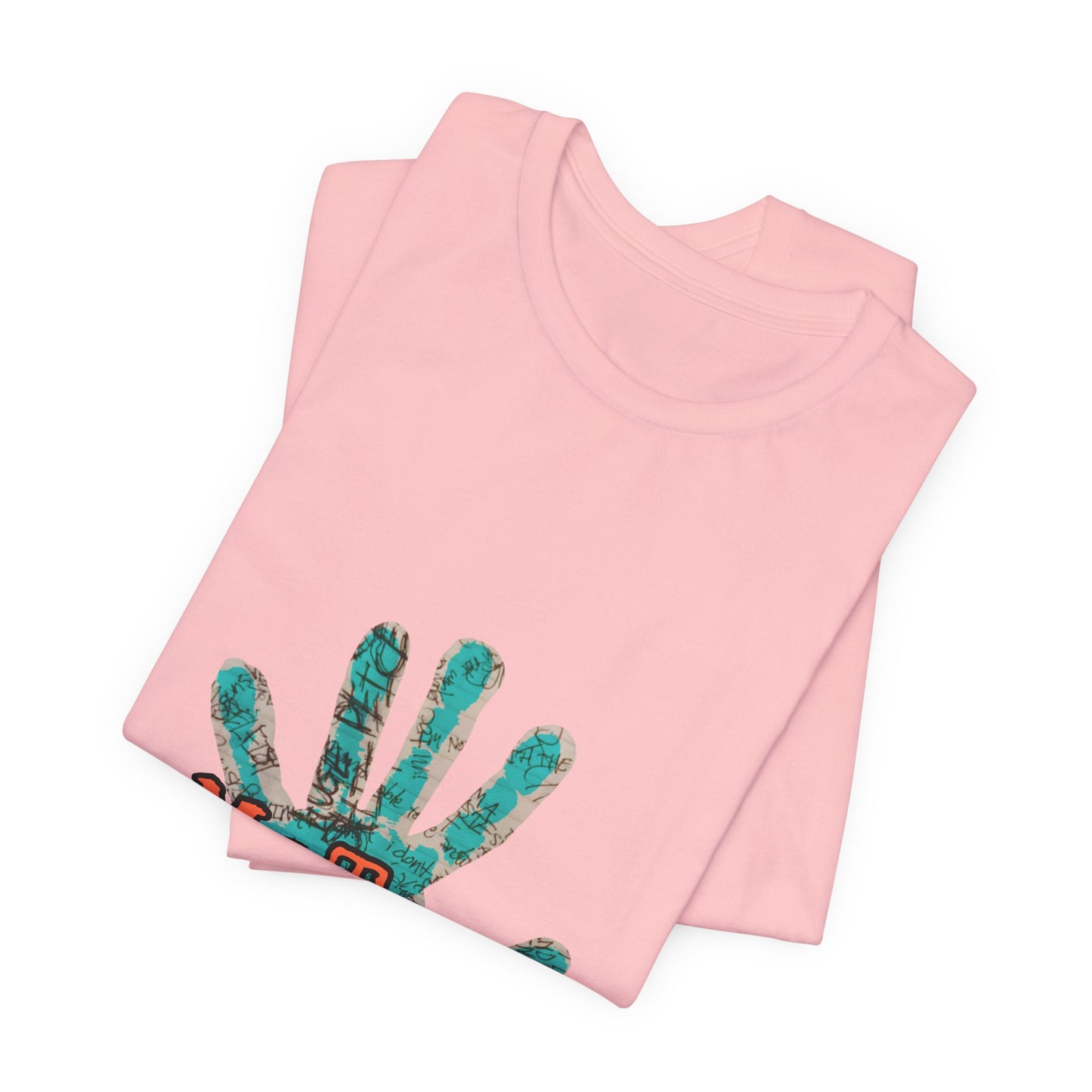 MeToo Handprint Tee — Awareness Statement T‑Shirt