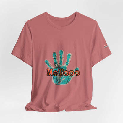 MeToo Handprint Tee — Awareness Statement T‑Shirt