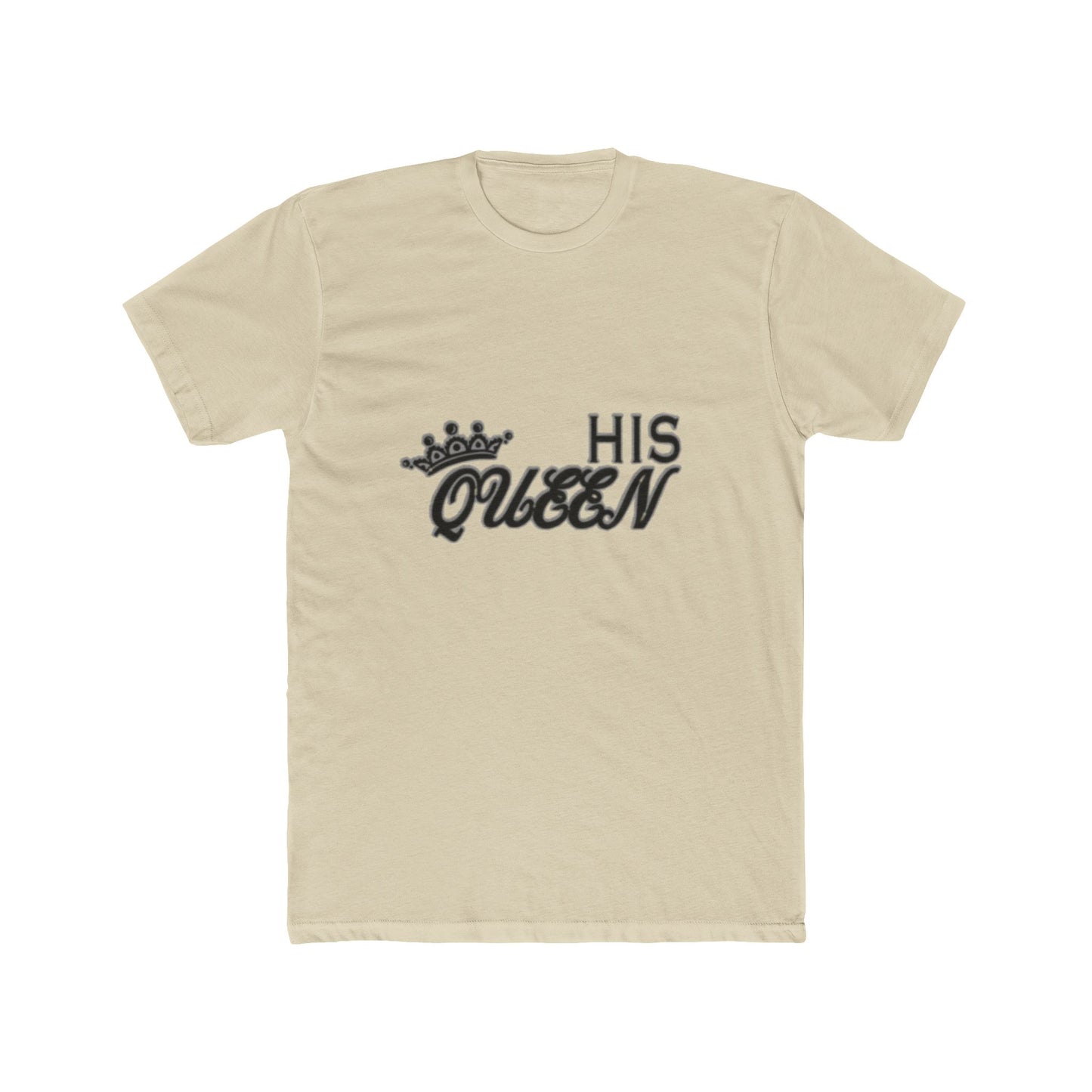 His Queen T-Shirt — Couples Matching Valentines Tee with Crown Graphic