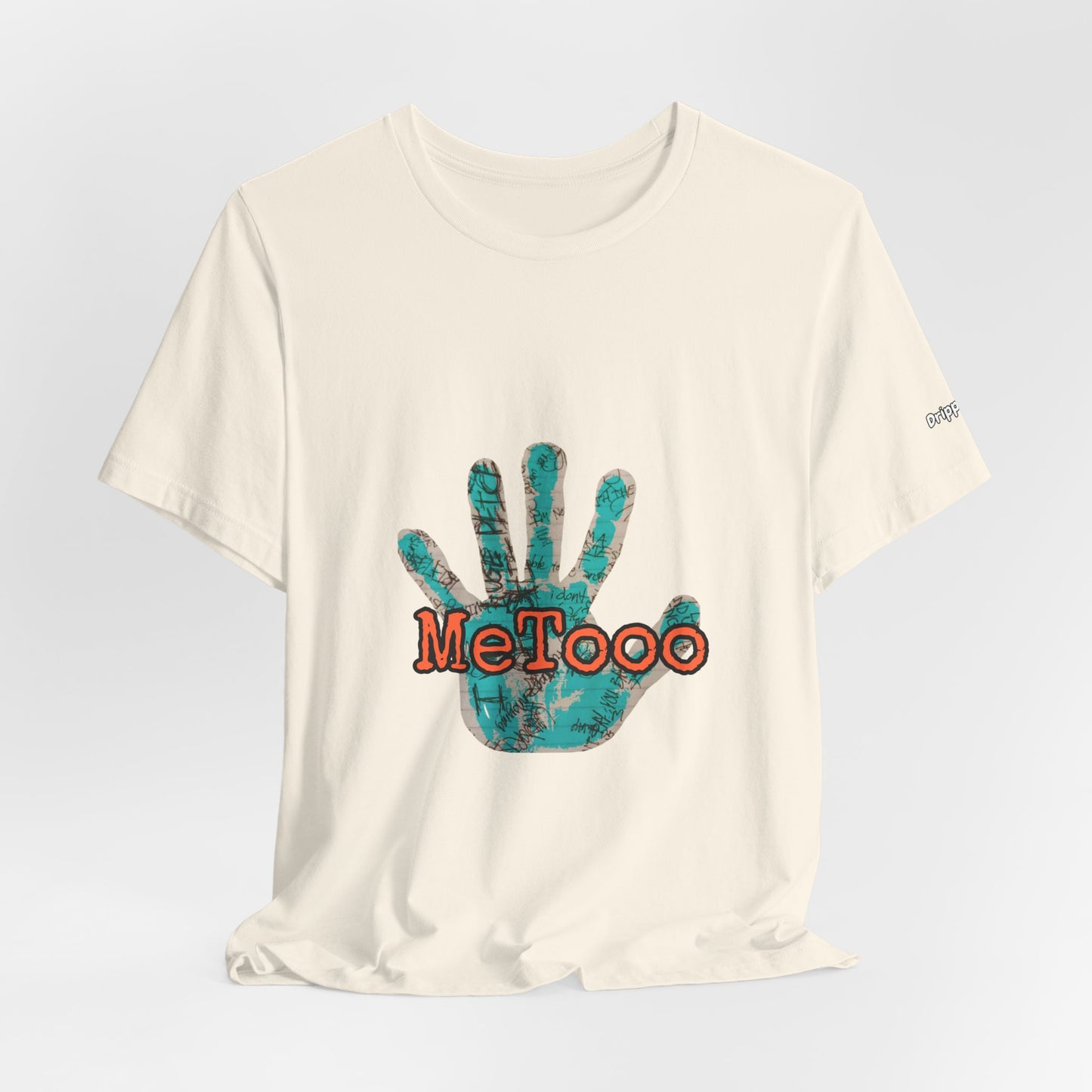 MeToo Handprint Tee — Awareness Statement T‑Shirt