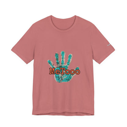 MeToo Handprint Tee — Awareness Statement T‑Shirt