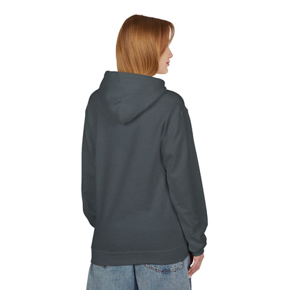 Blue Heart Splash Hoodie — Teal Grunge Heart Graphic Hoodie