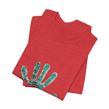 MeToo Handprint Tee — Awareness Statement T‑Shirt