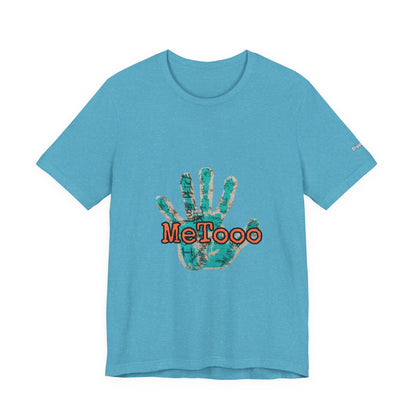 MeToo Handprint Tee — Awareness Statement T‑Shirt