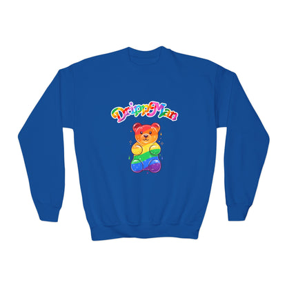 Youth Sweatshirt - Rainbow Gummy Bear Dripp