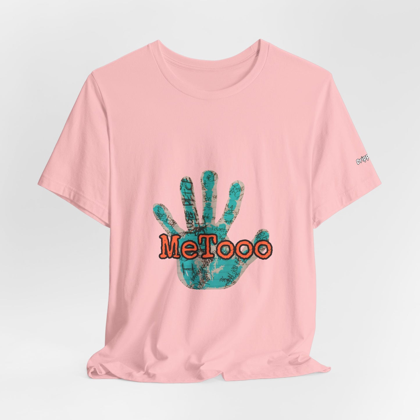 MeToo Handprint Tee — Awareness Statement T‑Shirt