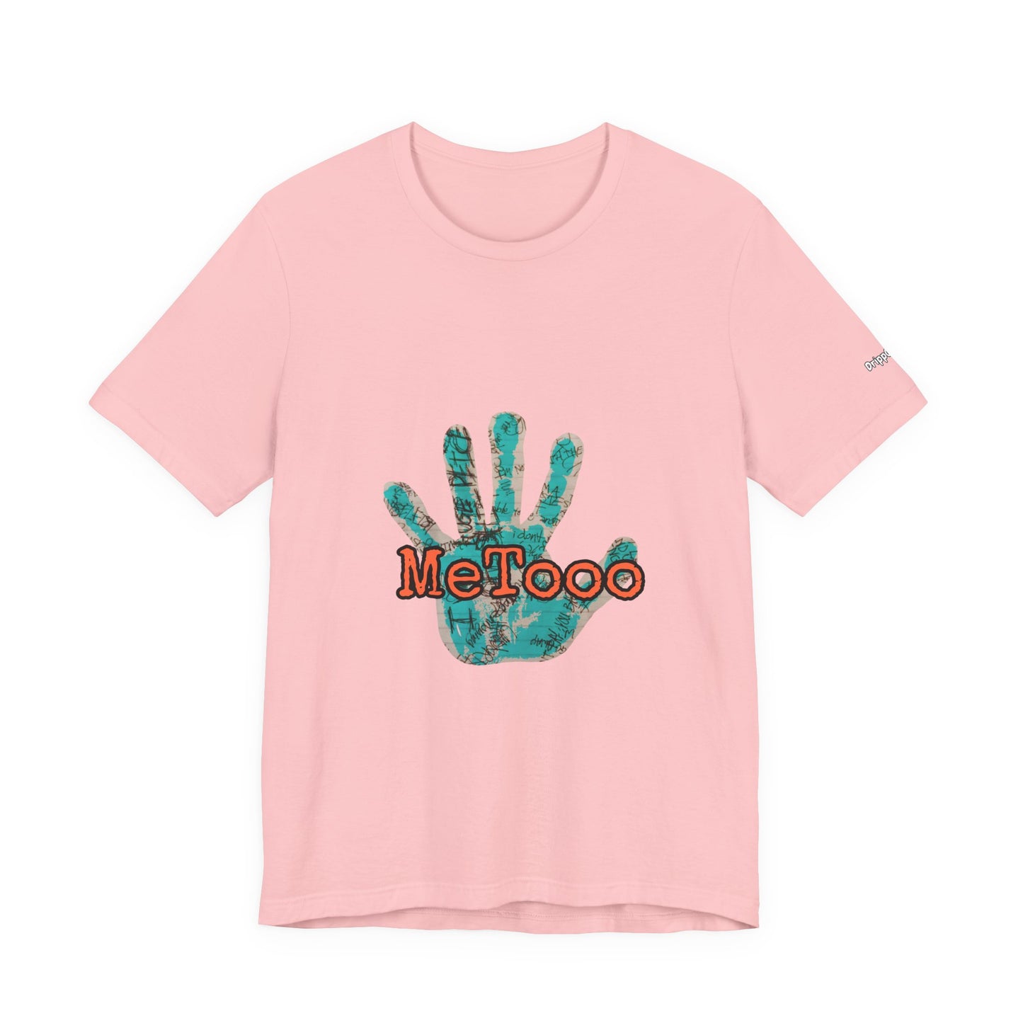 MeToo Handprint Tee — Awareness Statement T‑Shirt