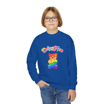 Youth Sweatshirt - Rainbow Gummy Bear Dripp