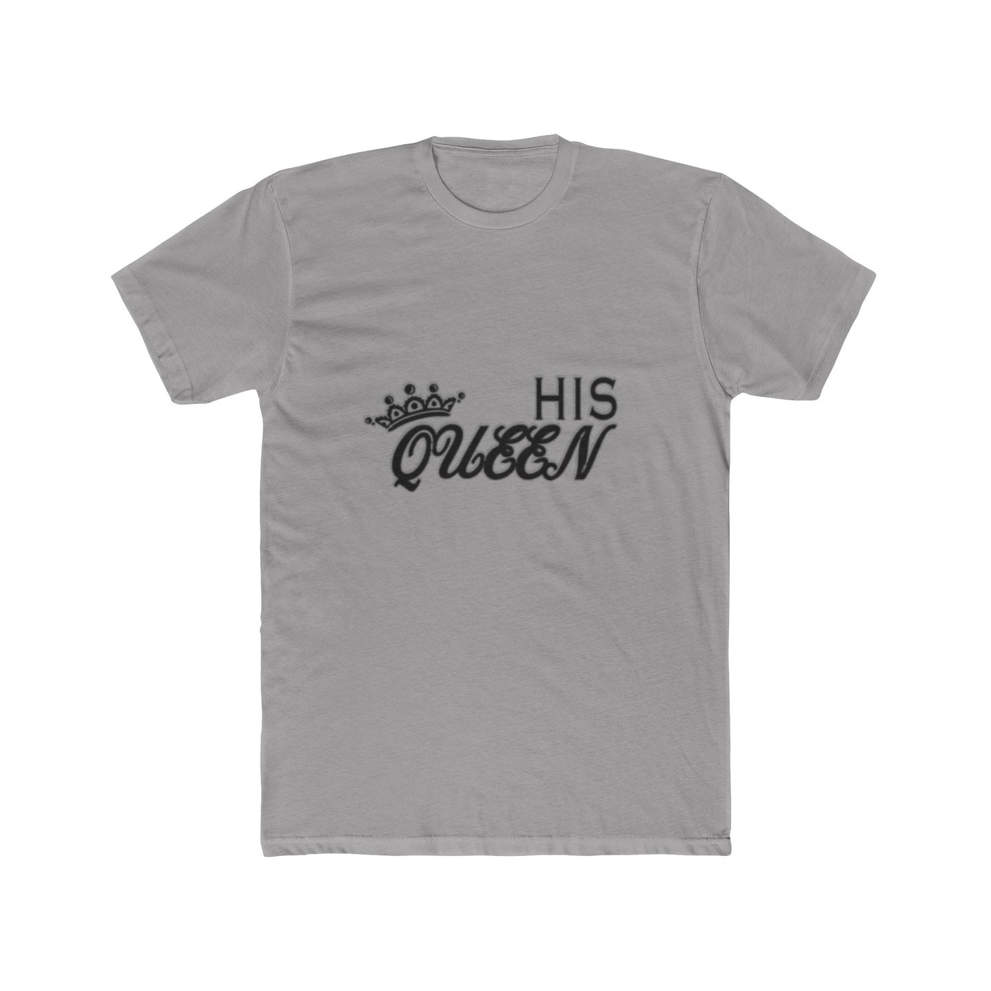 His Queen T-Shirt — Couples Matching Valentines Tee with Crown Graphic
