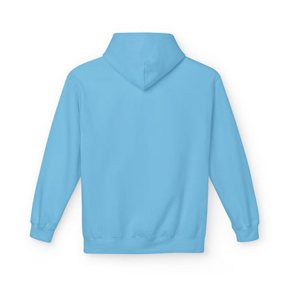 Blue Heart Splash Hoodie — Teal Grunge Heart Graphic Hoodie