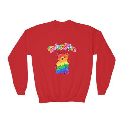 Youth Sweatshirt - Rainbow Gummy Bear Dripp