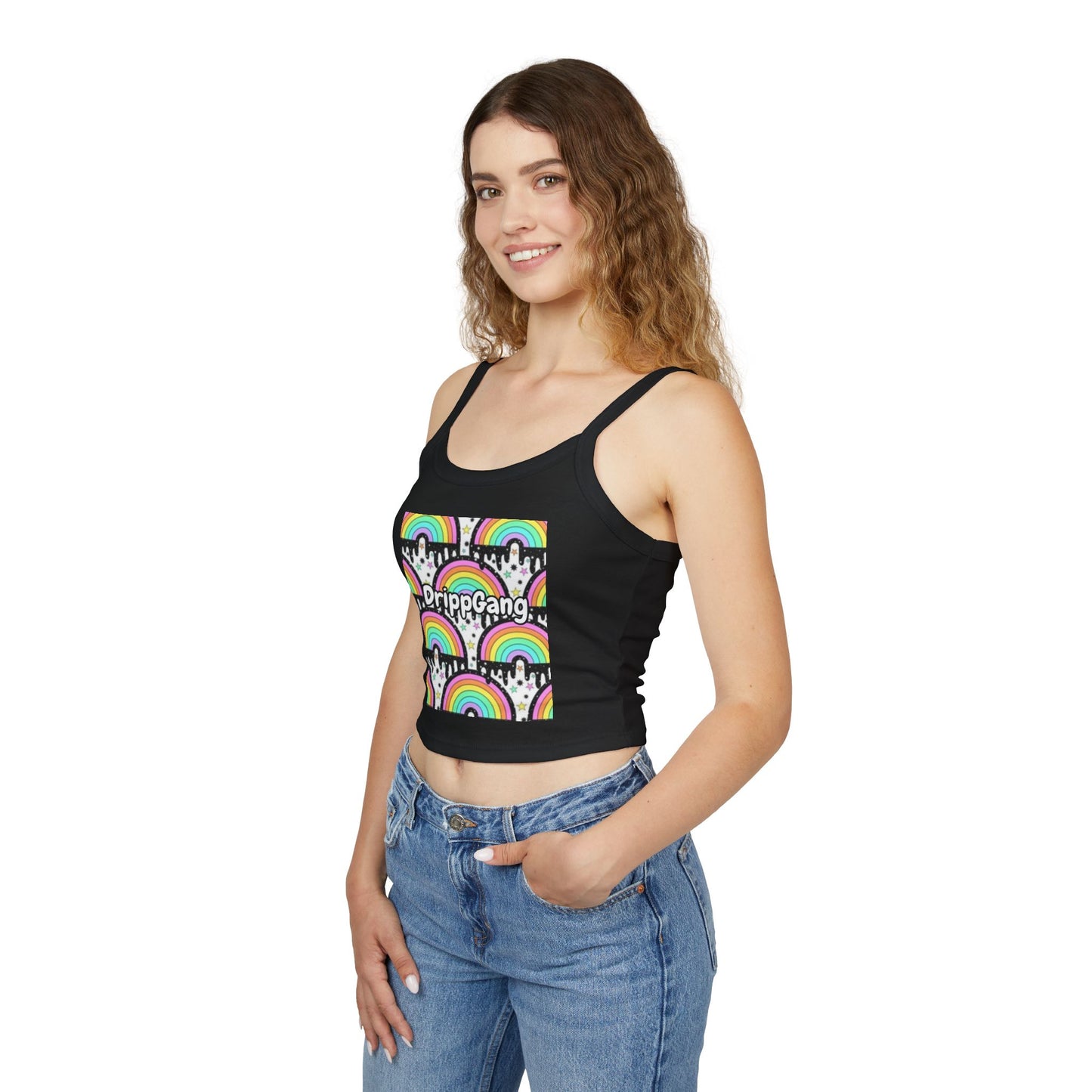 DrippGang Rainbow Dripp Crop Tank