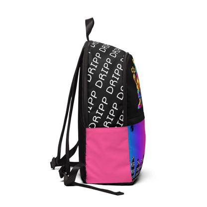 Dripp Gradient Logo Backpack — Colorful Streetwear Daypack