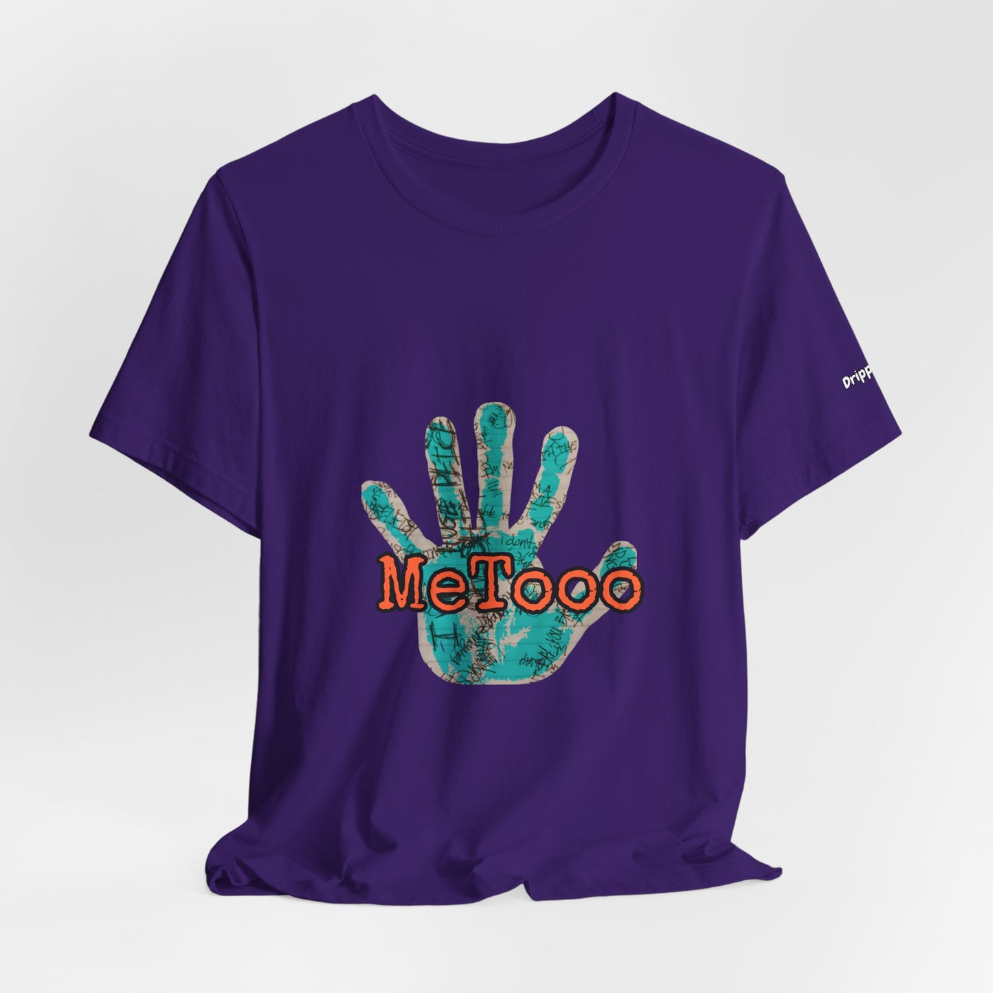 MeToo Handprint Tee — Awareness Statement T‑Shirt