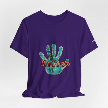 MeToo Handprint Tee — Awareness Statement T‑Shirt