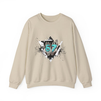 Crewneck Sweatshirt – Teal 67 Design
