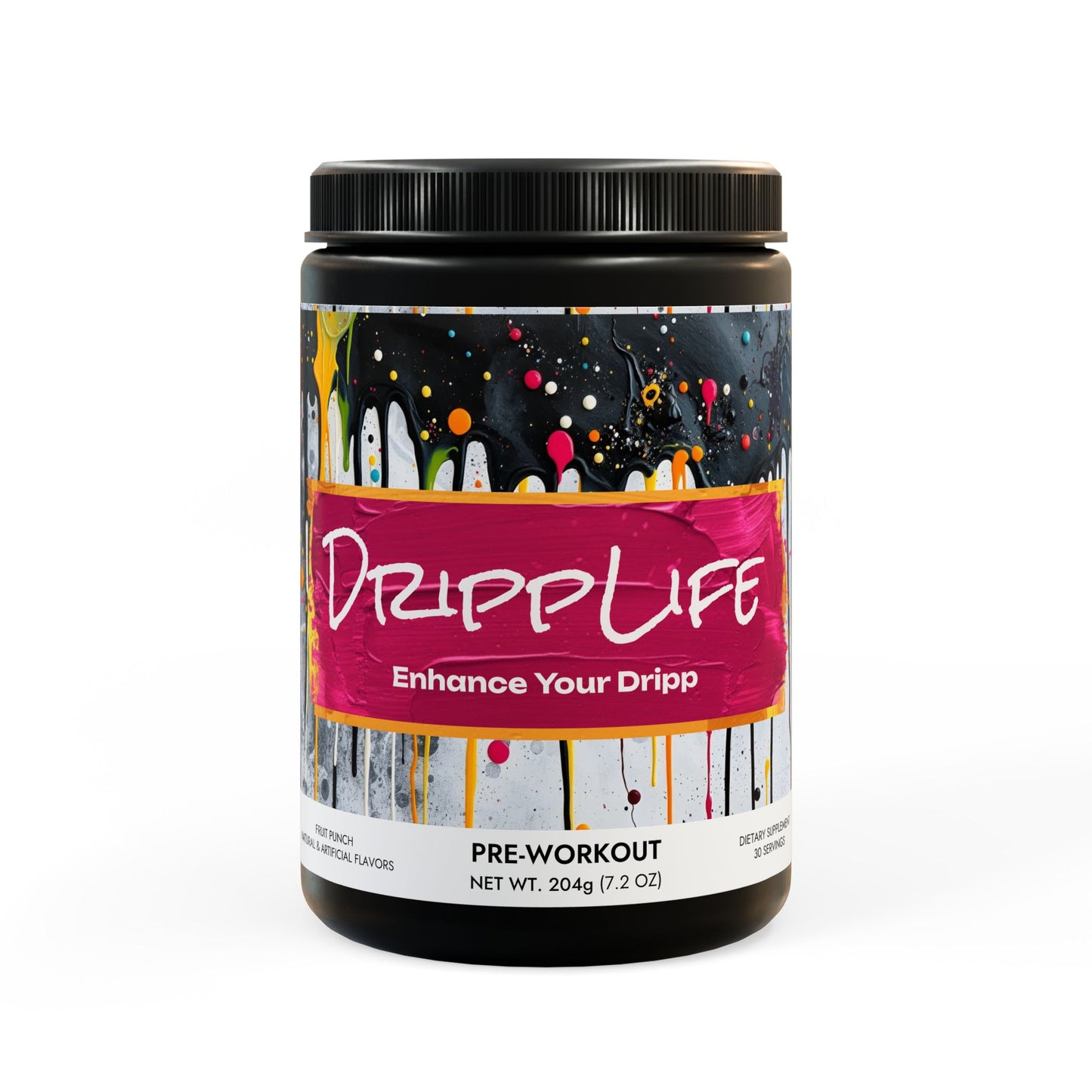 Pre-Workout Supplement, Fruit Punch (204g, 7.1oz)