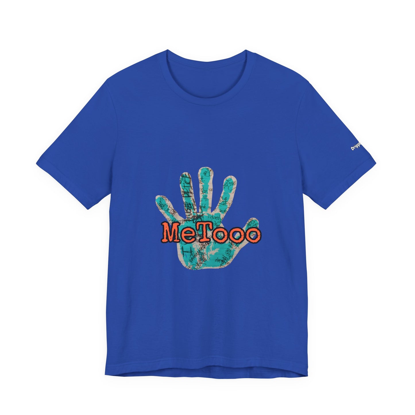 MeToo Handprint Tee — Awareness Statement T‑Shirt