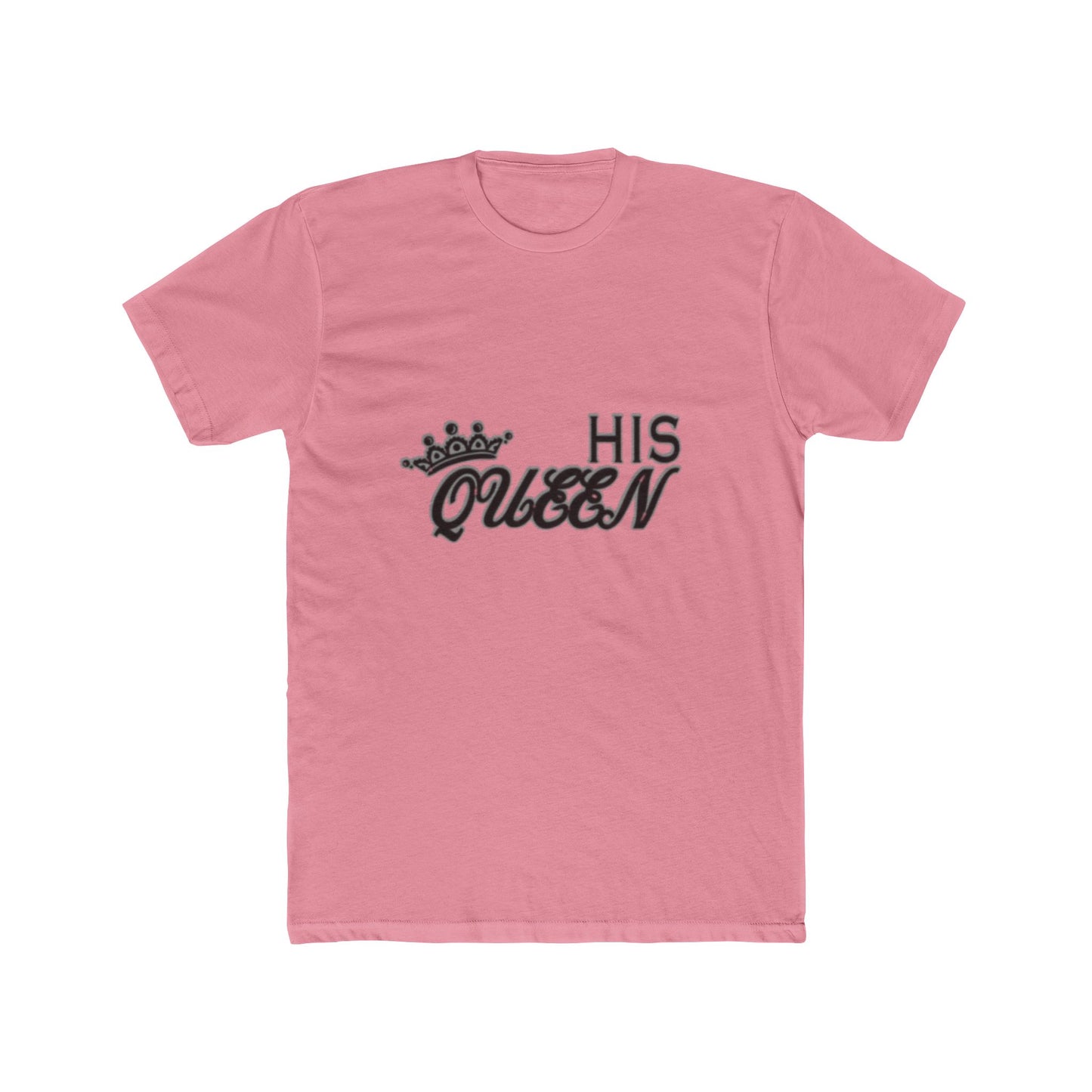 His Queen T-Shirt — Couples Matching Valentines Tee with Crown Graphic