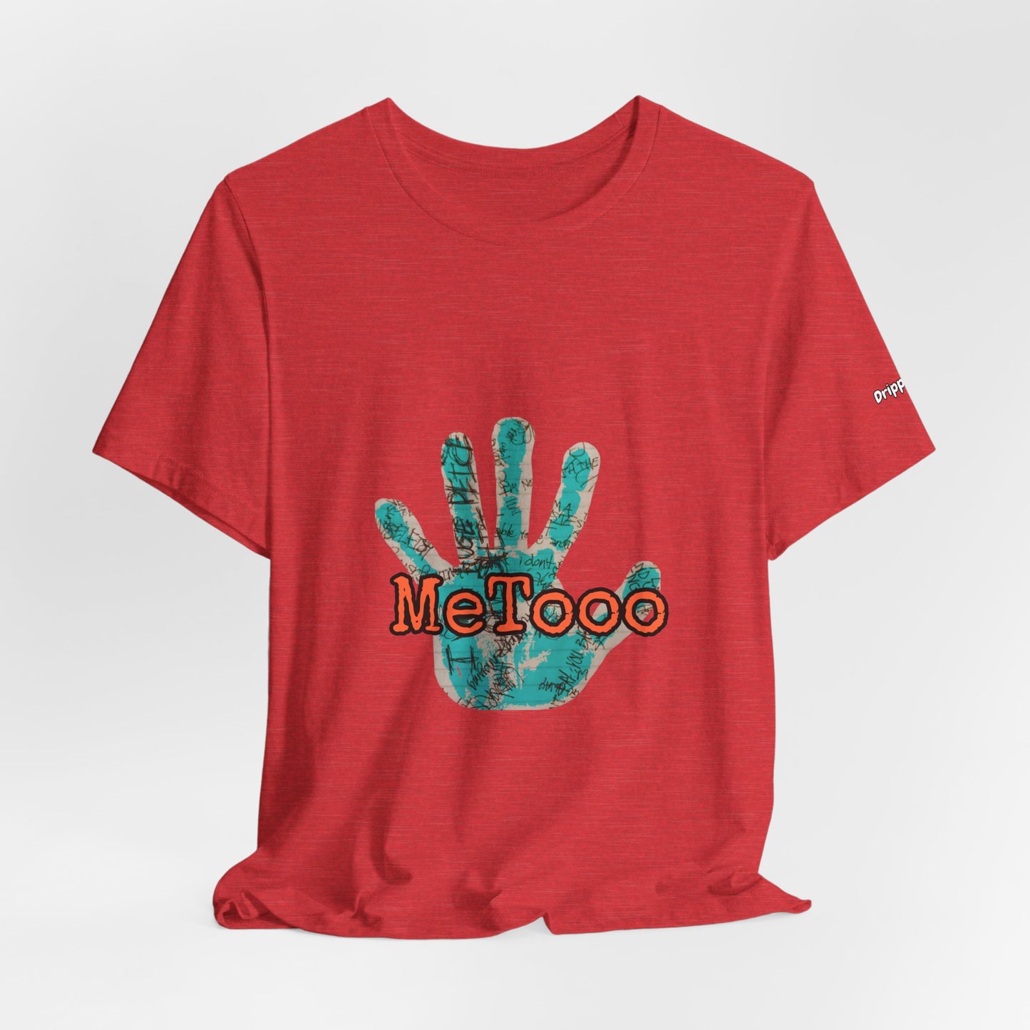 MeToo Handprint Tee — Awareness Statement T‑Shirt